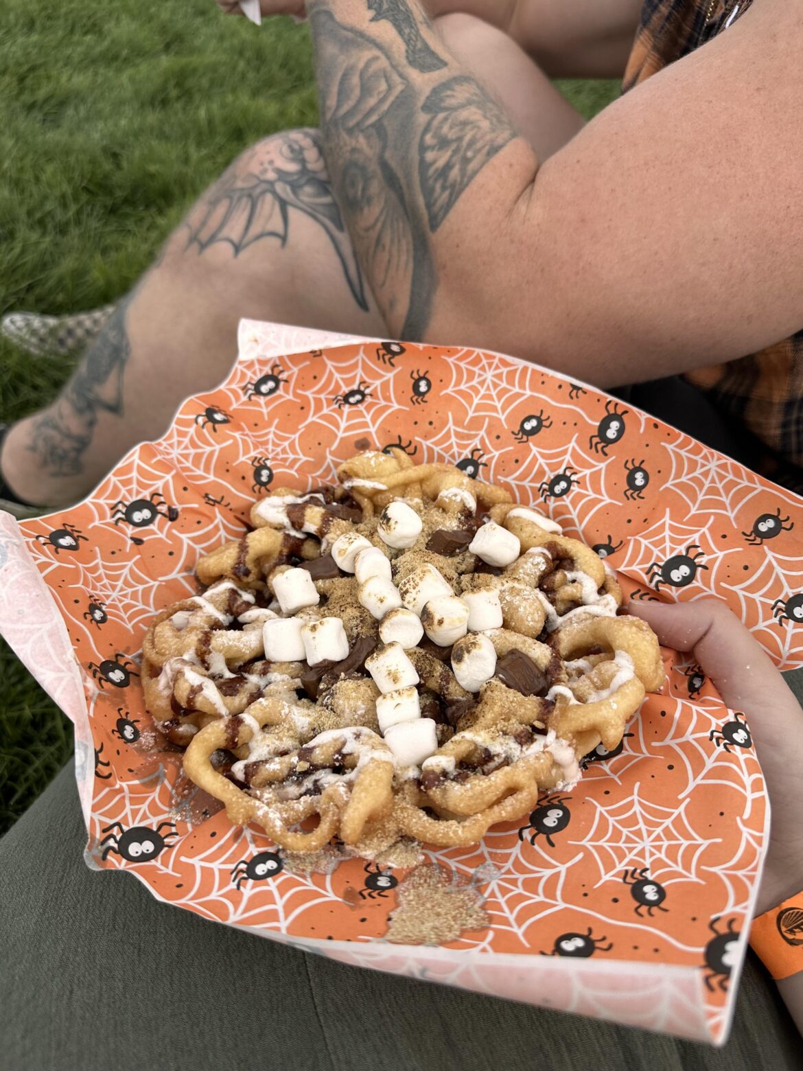 Smores funnel cake 🤤