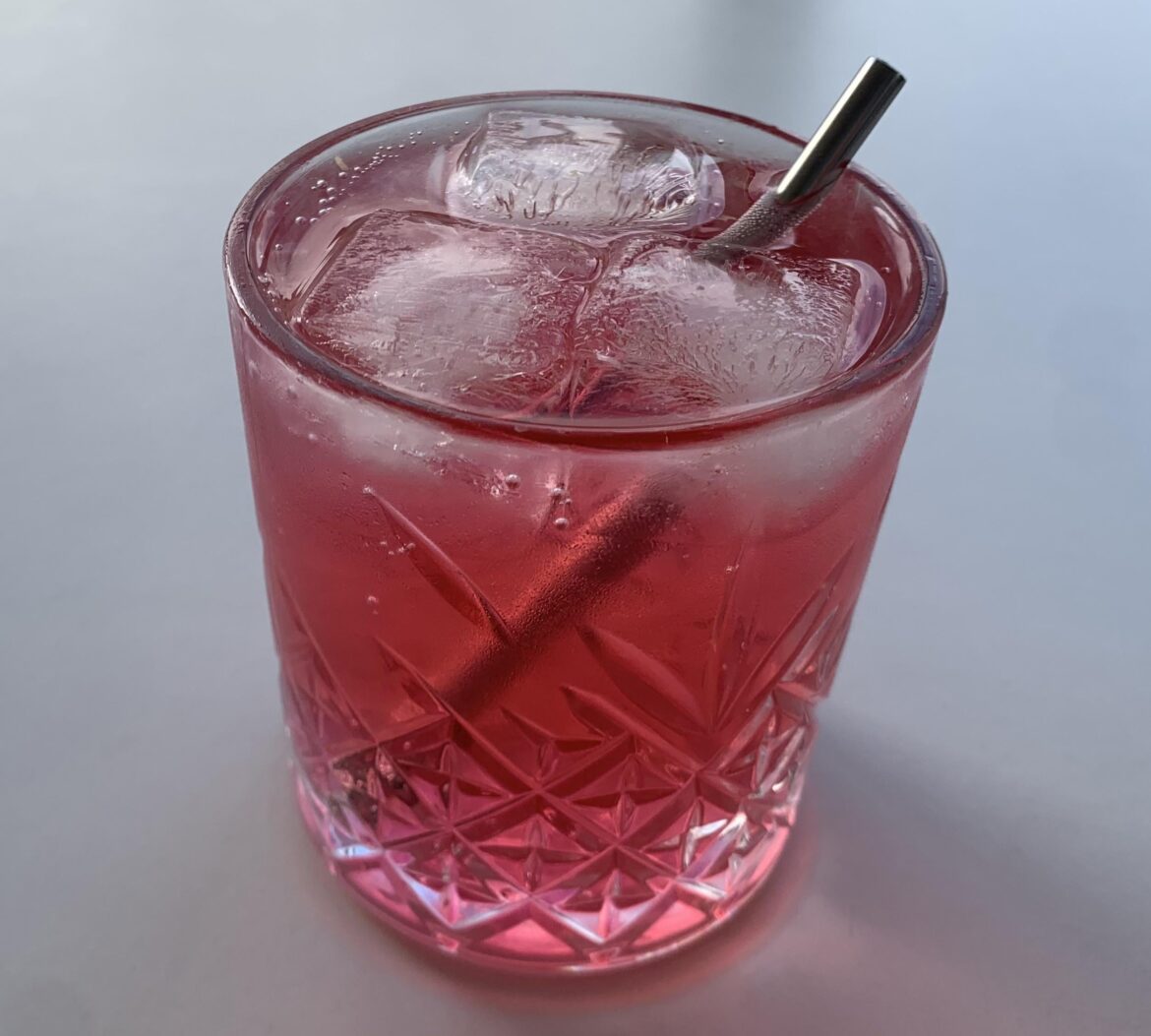 Vegan Turkish Delight Mocktail