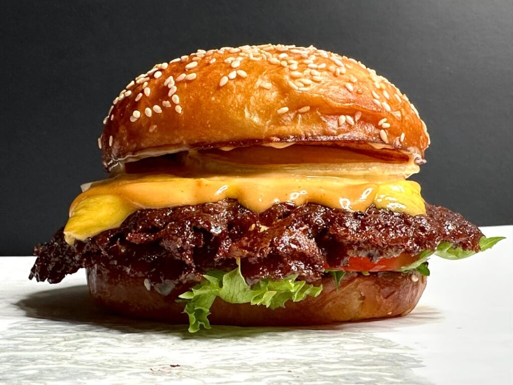 Homemade smash burgers