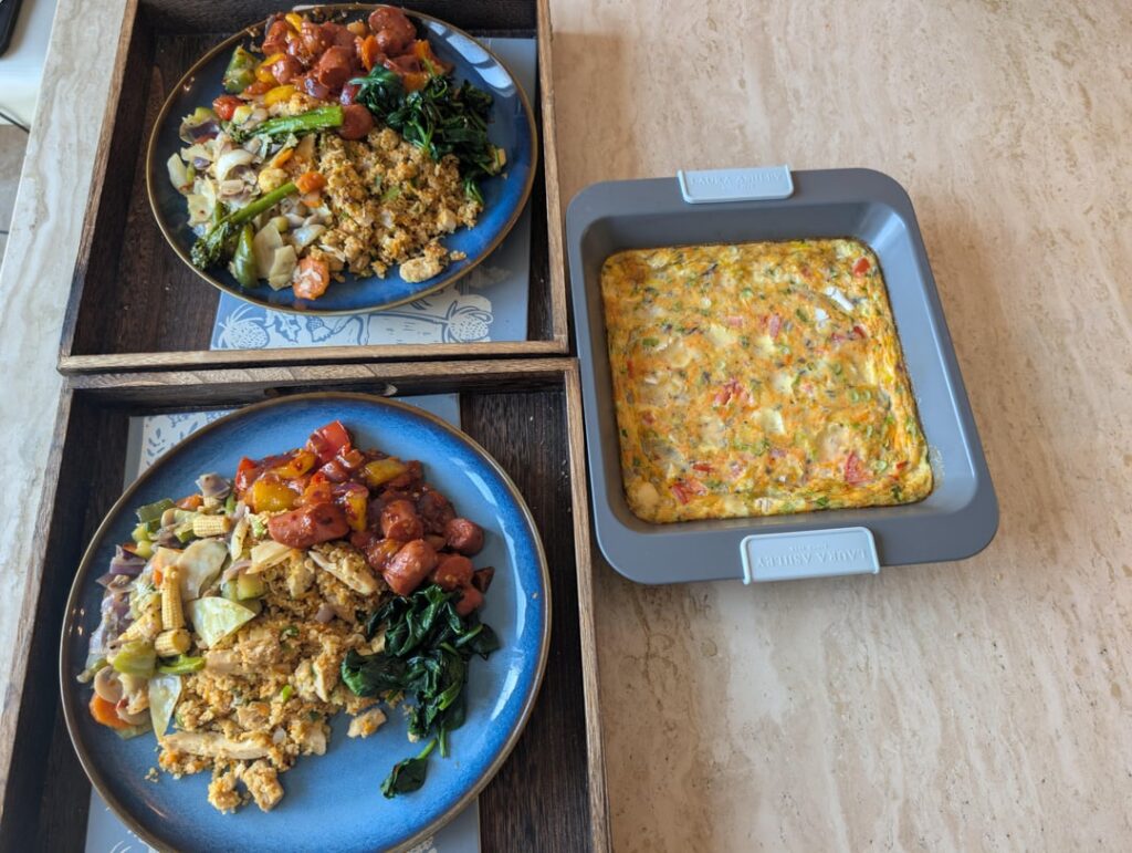 Next week's lunch and breakfast ✅