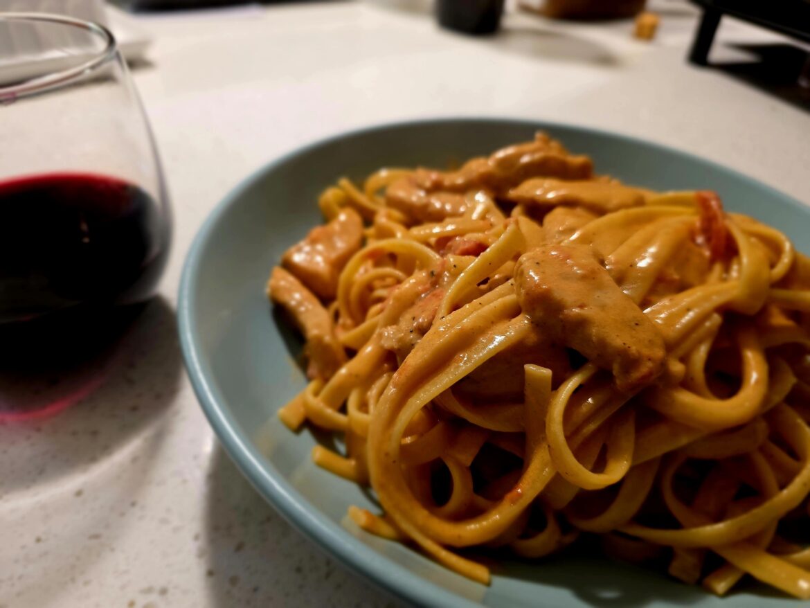 Creamy Chicken Fettuccine