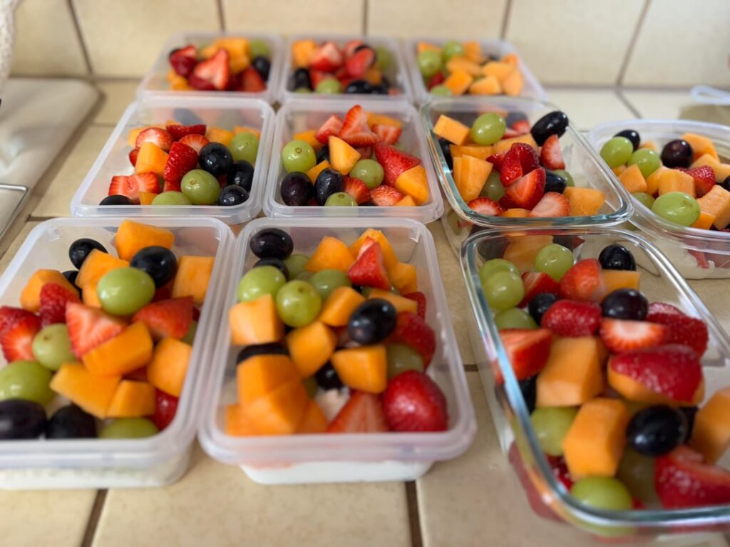 Breakfast, Lunch, Dinner for week