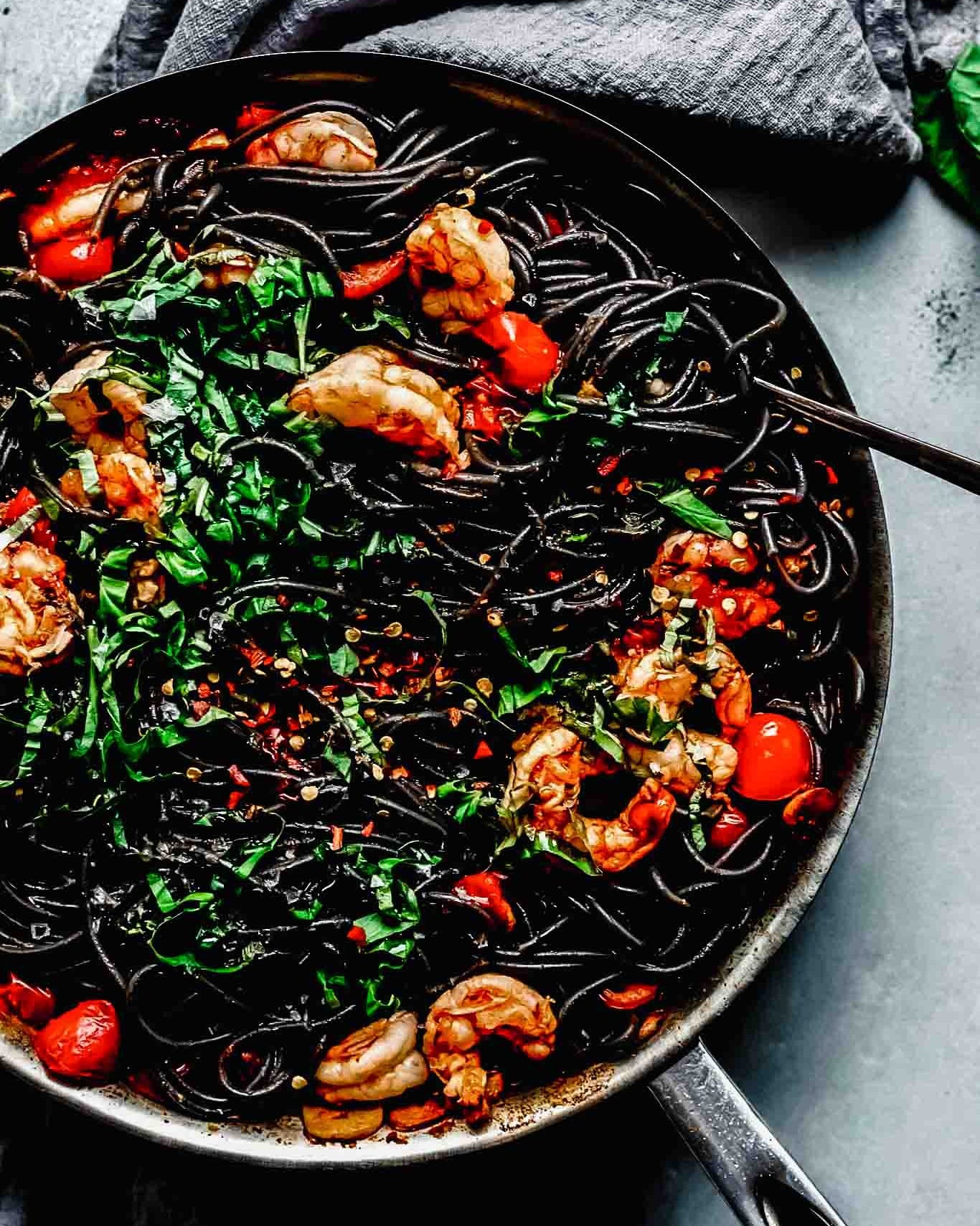 halloween pasta ideas squid ink