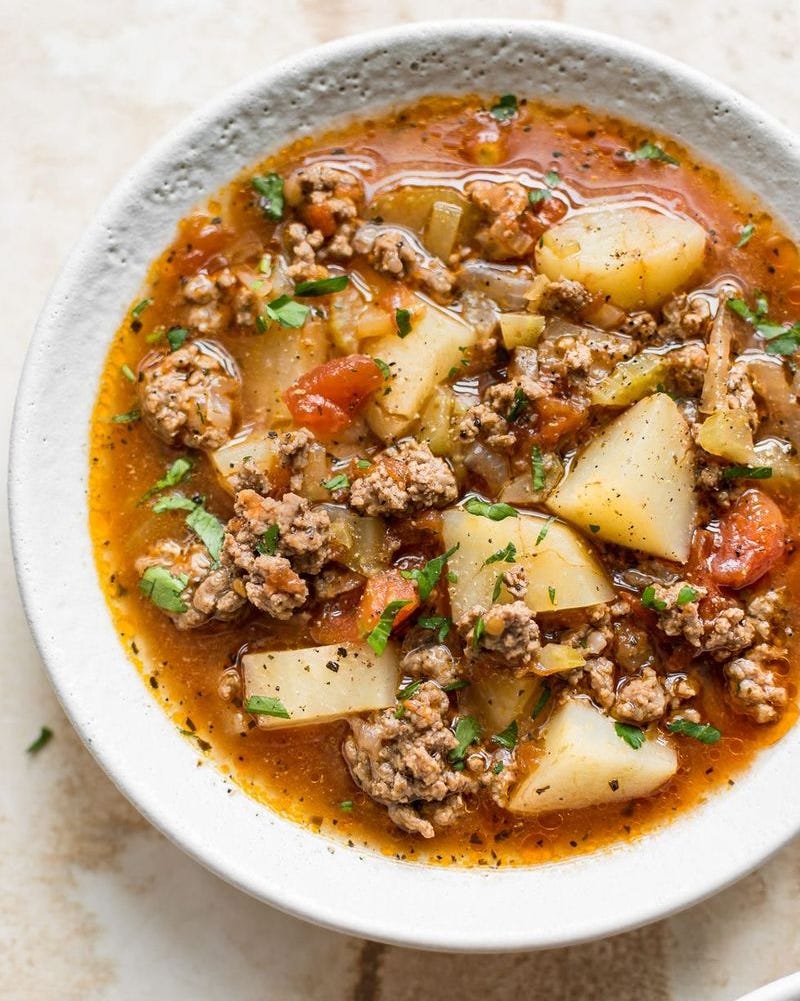 Instant Pot Hamburger Soup recipe Instant Pot Hamburger Soup recipe