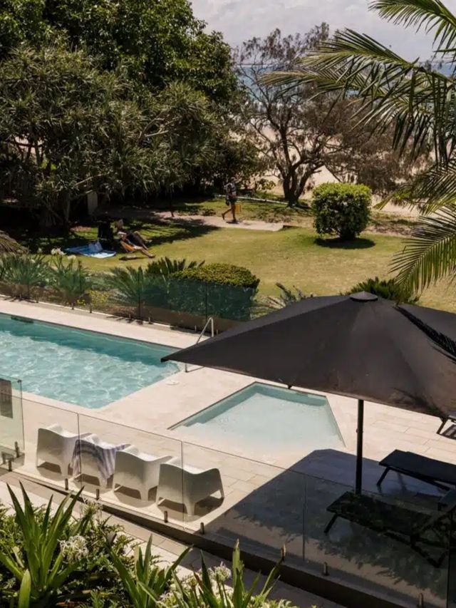 The swimming pool at Seahaven Noosa