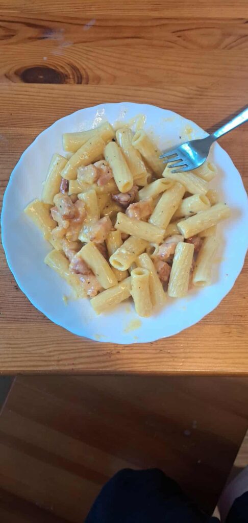 I made myself some carbonara
