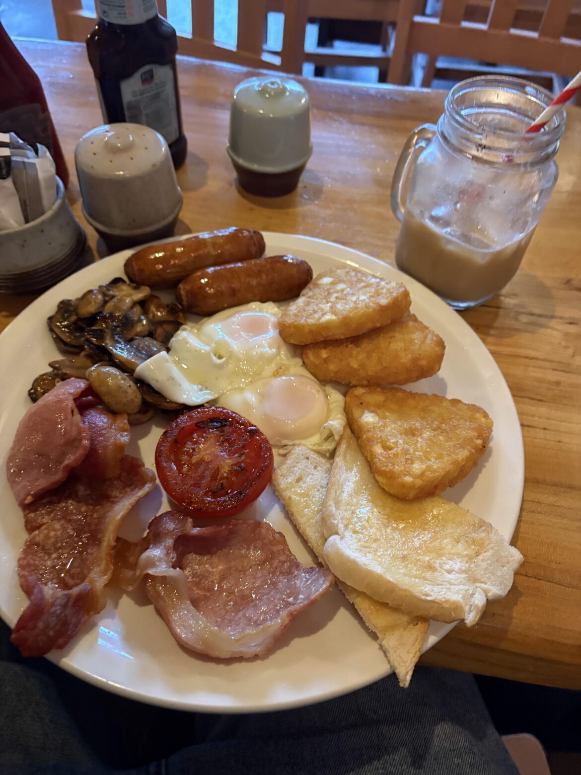 the gutbuster £12.95 beans not pictured