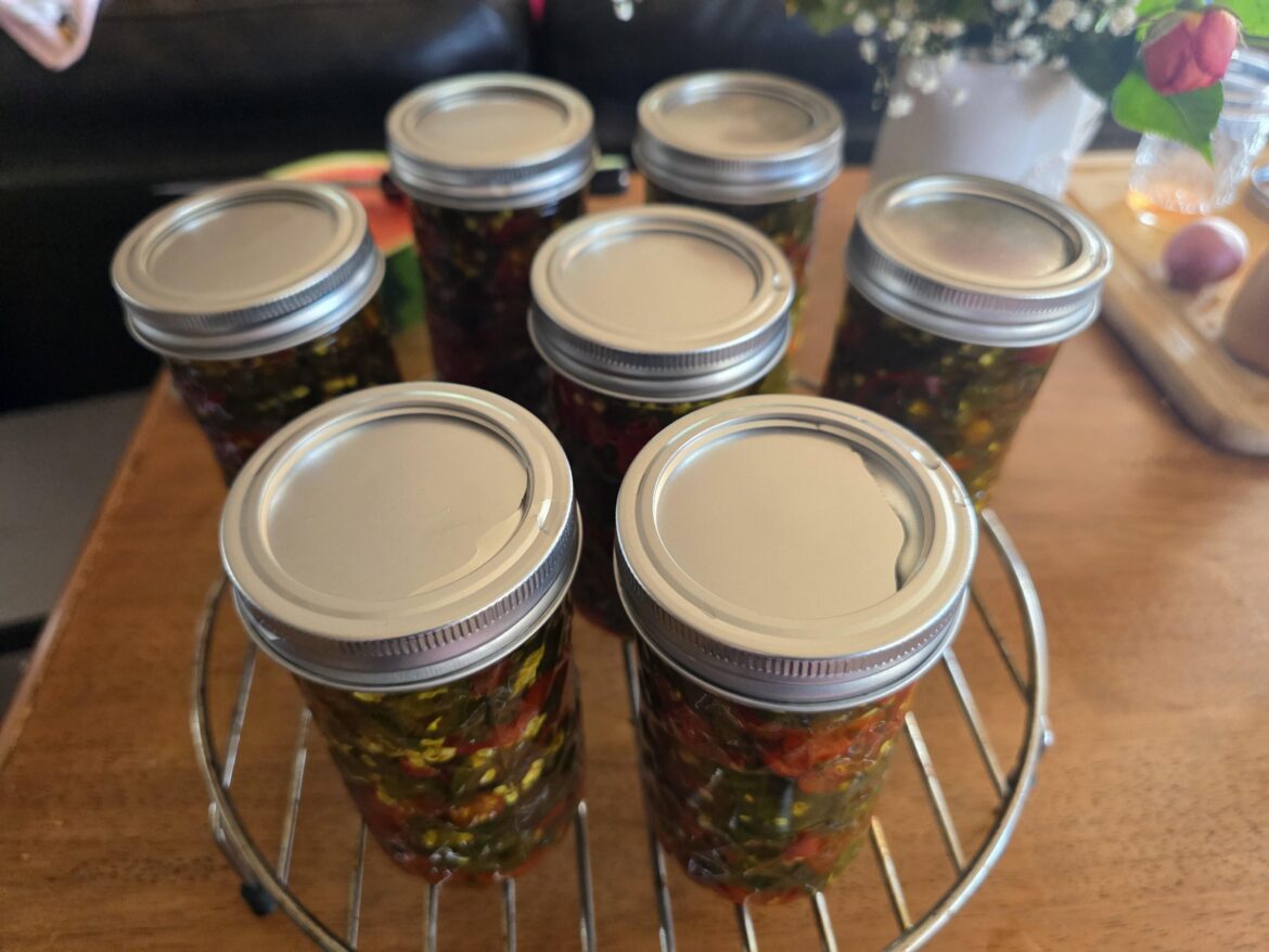 Cowboy candy (candied jalapeños)