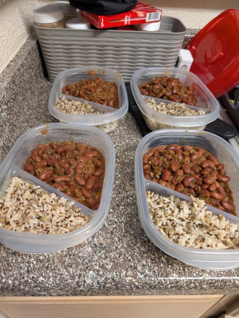 Meal Prep: Vegan Red Beans & Rice, Vegan Lemon Loaf, and Butternut Squash Gnocchi Alfredo