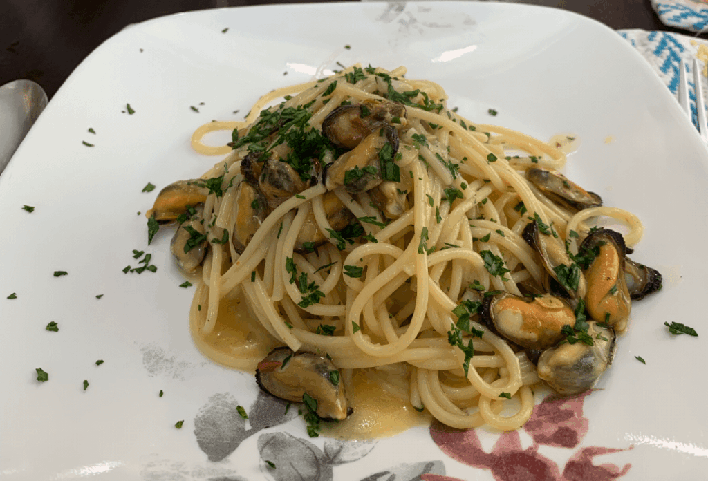 spaghetti con cozze