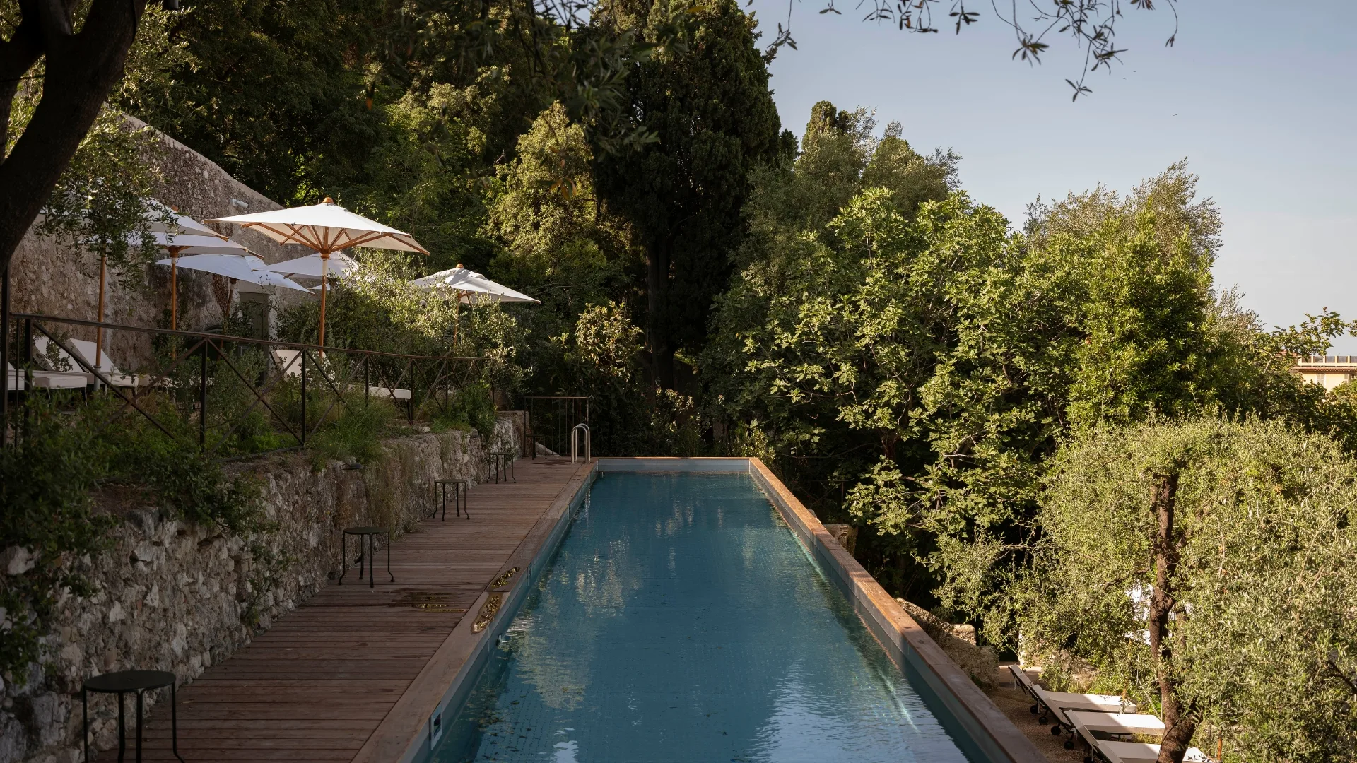 The lap pool at Hôtel du Couvent.