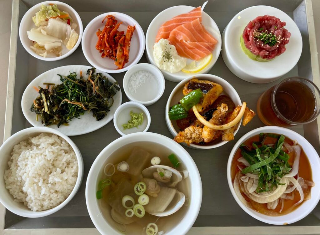 Today’s lunch in Gangneung