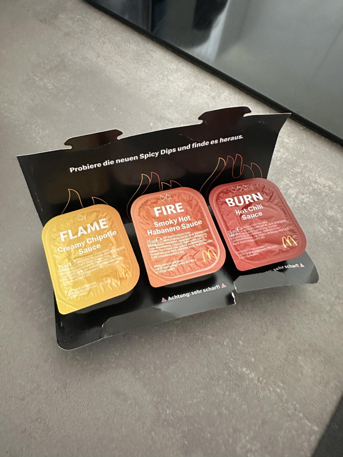 Germany’s McDonald’s Spicy Dips Germany’s McDonald’s Spicy Dips