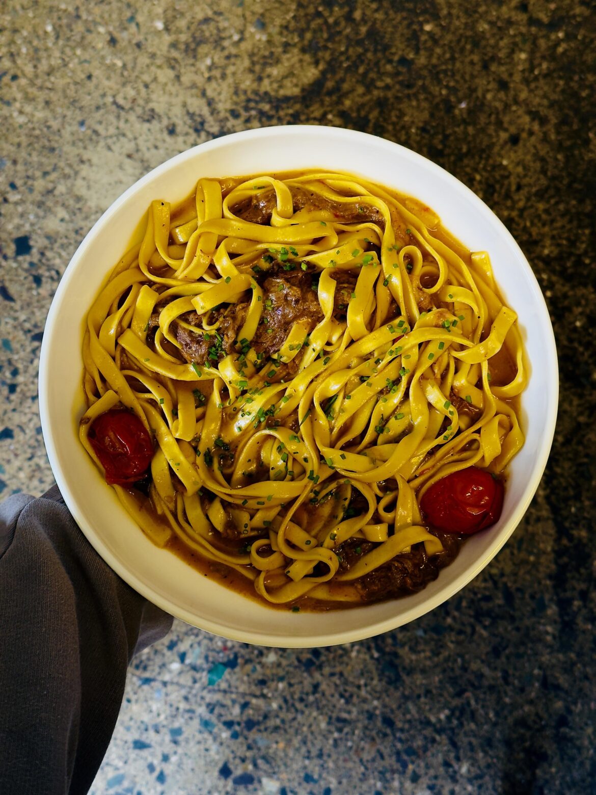 [i ate] beef ragu pasta