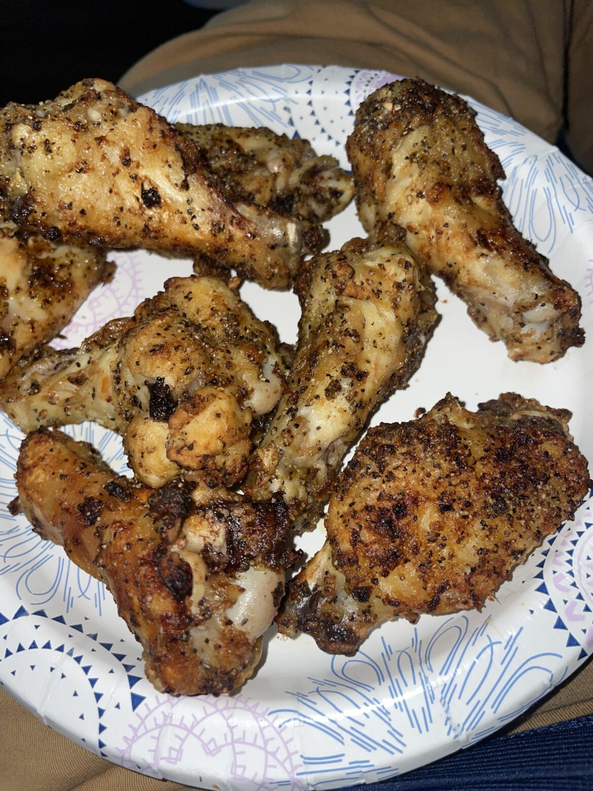 College kid air fryer wings