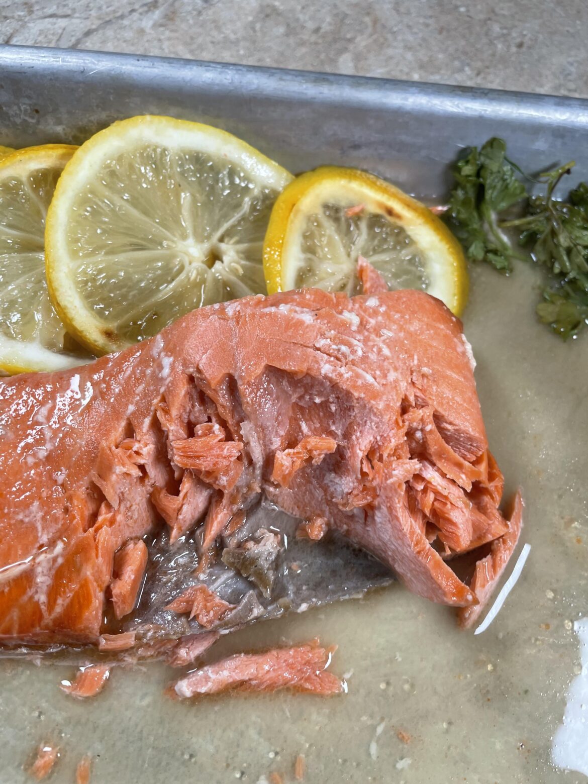 Tried the Girardet method for some of my salmon! Tried the Girardet method for some of my salmon!