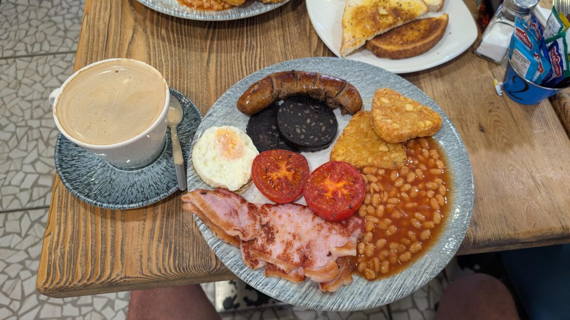 Breakfast number 4 @ Fishbone Grill Restaurant Birchington £11.50
