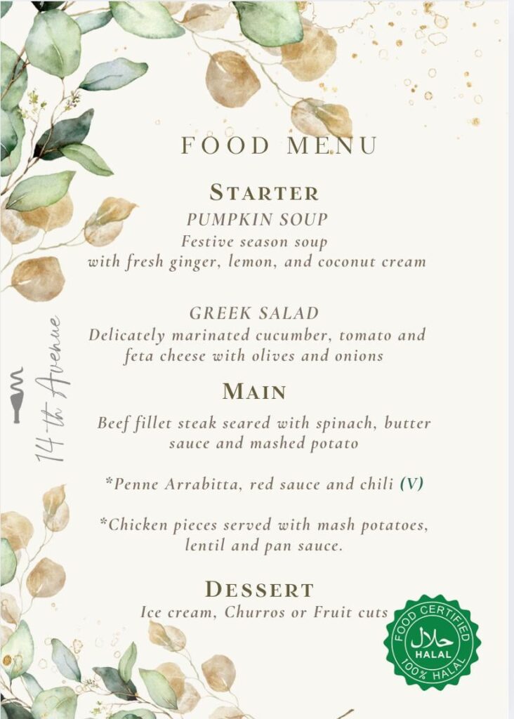 What do you think when you see Halal stamp on your menu?