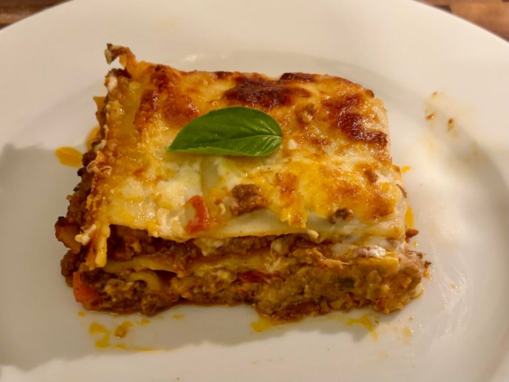 Marcella Hazan’s Lasagna with Bolognese and Béchamel