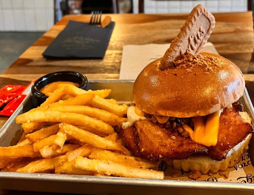 Lotus biscoff burger 🍔