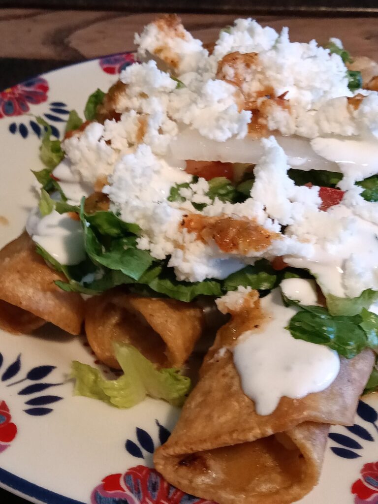 Taquitos de papas