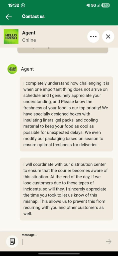 Poor customer service