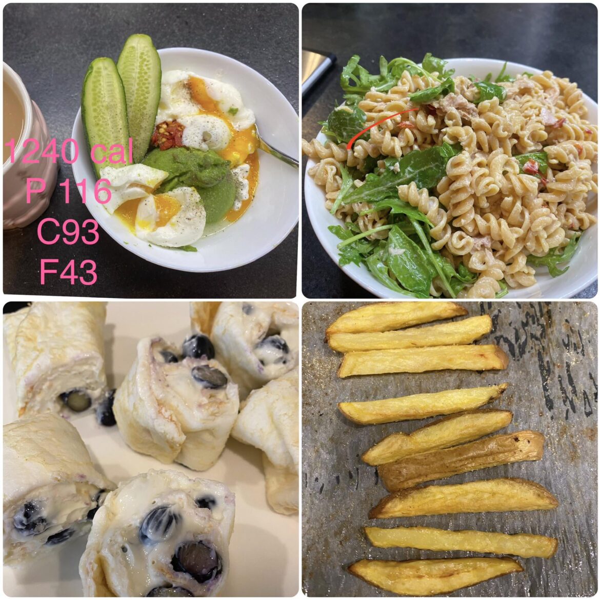 My day 1240 calories