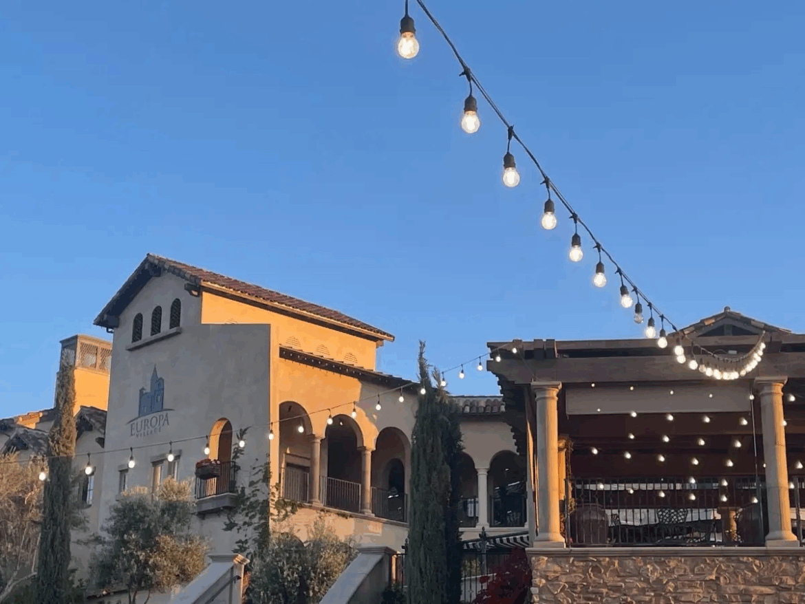 Temeculas Europa Village To Host Romantic Italian Dinner In The Garden Temeculas Europa Village To Host Romantic Italian Dinner In The Garden