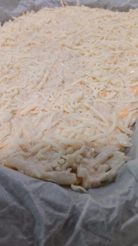 I made the schiacciata di cipolle.