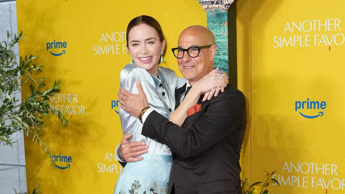 Emily Blunt says being related to Stanley Tucci ruined her social life