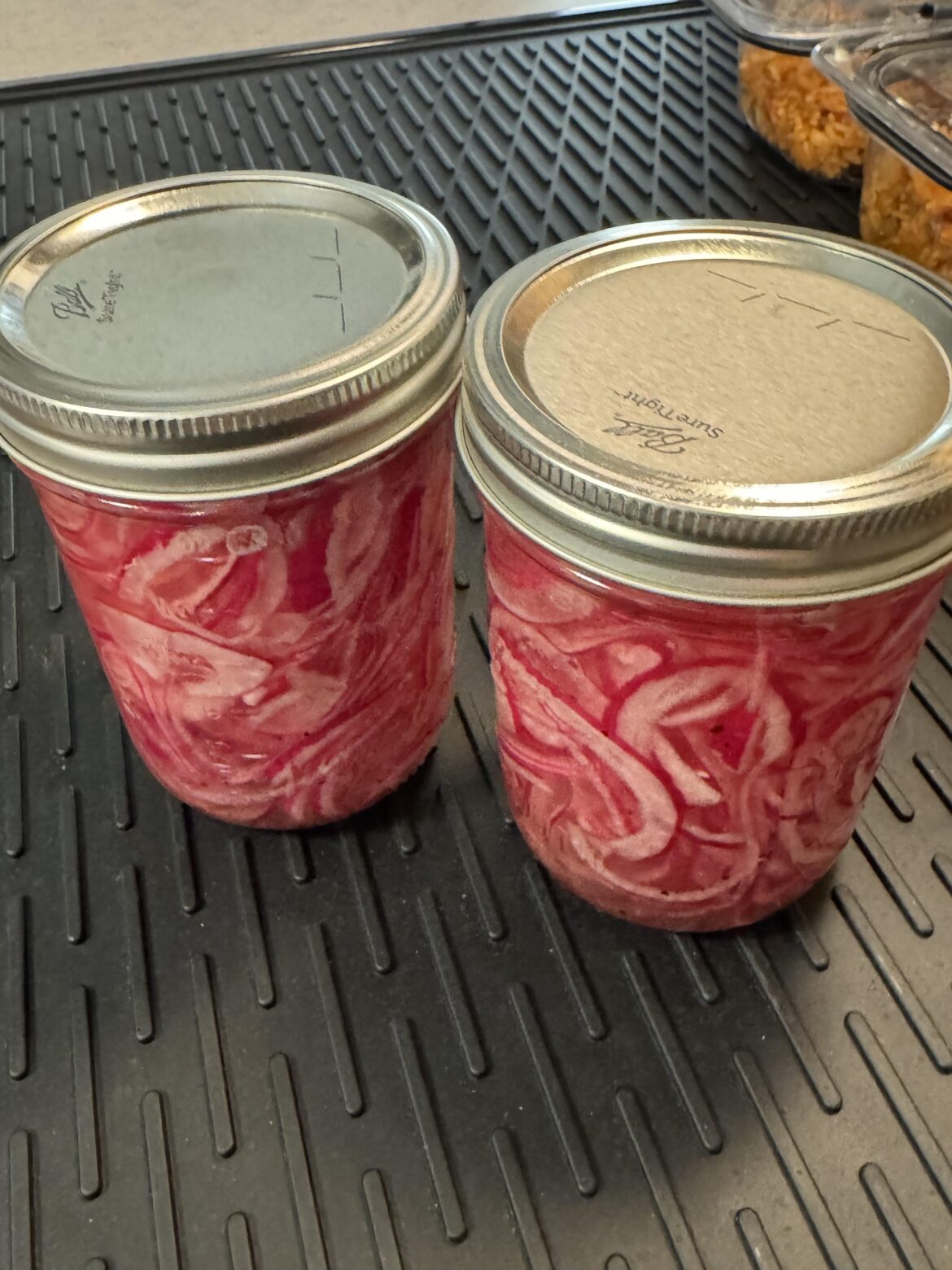 First time making pickled onions to go with my sardines