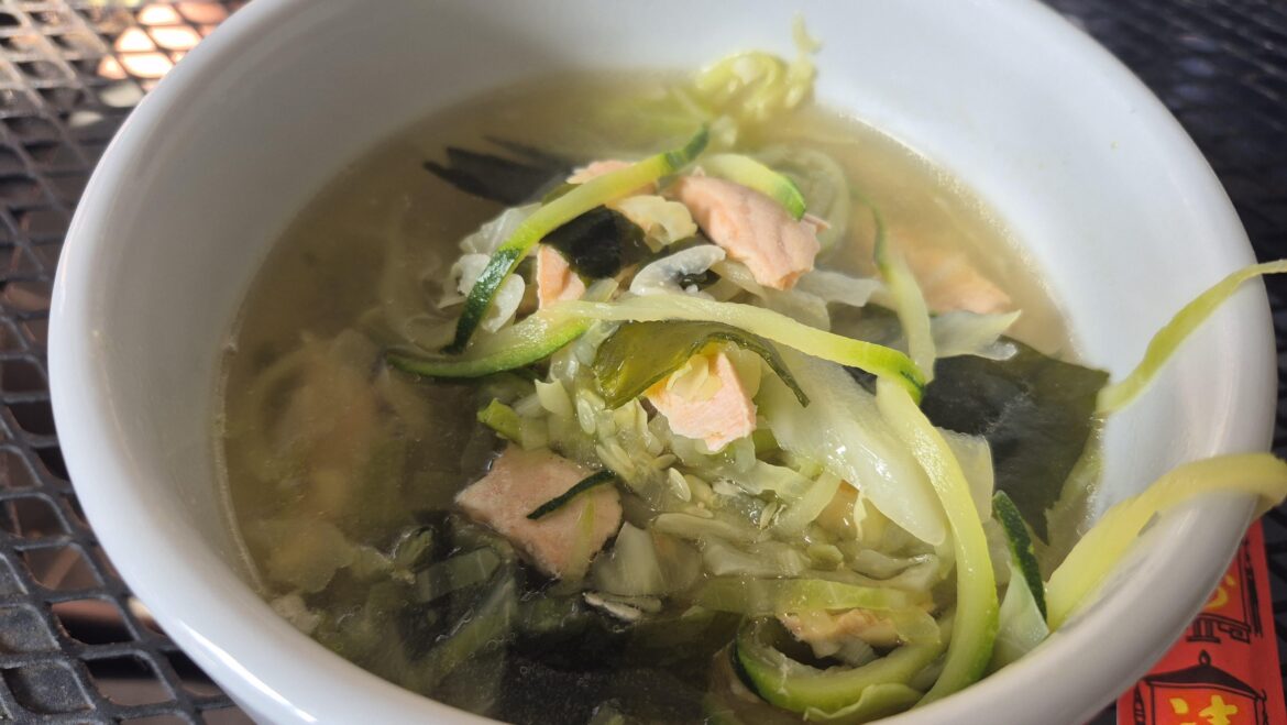 ✨️Miso Salmon Soup✨️