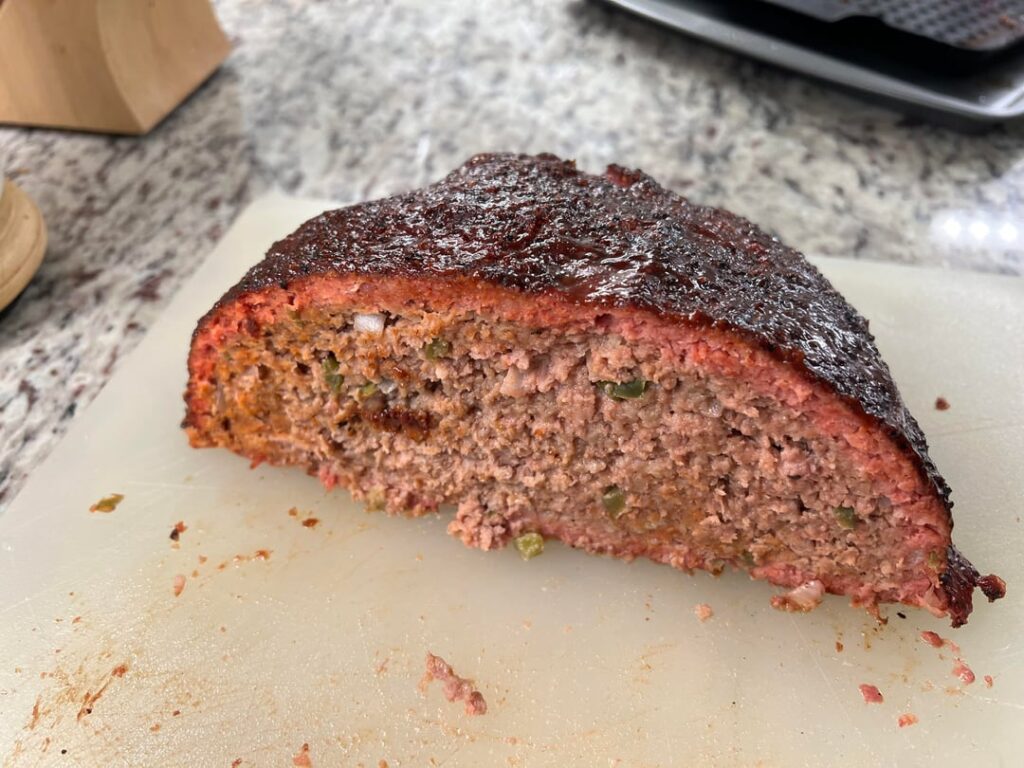Smoked a meatloaf