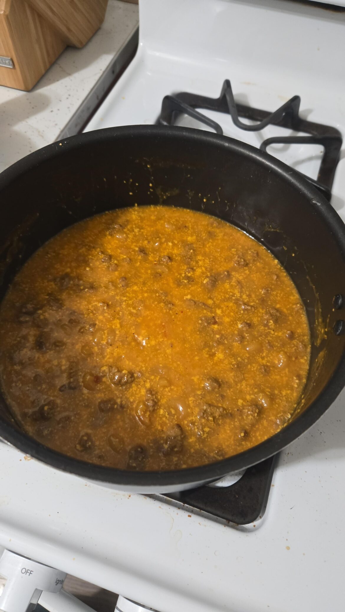 You CANNOT substitute Milk for Greek yogurt in Hamburger Helper