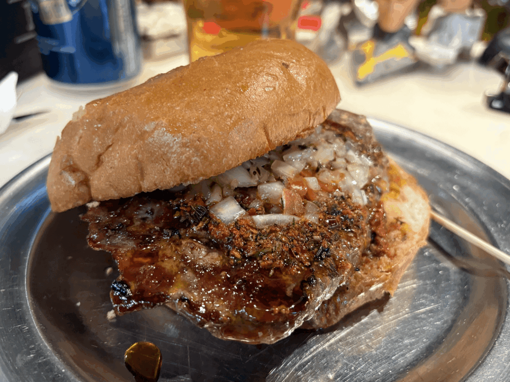 Sándwich de Ojo de Bife (Ribeye) at Hierro San Telmo Market, Buenos Aires