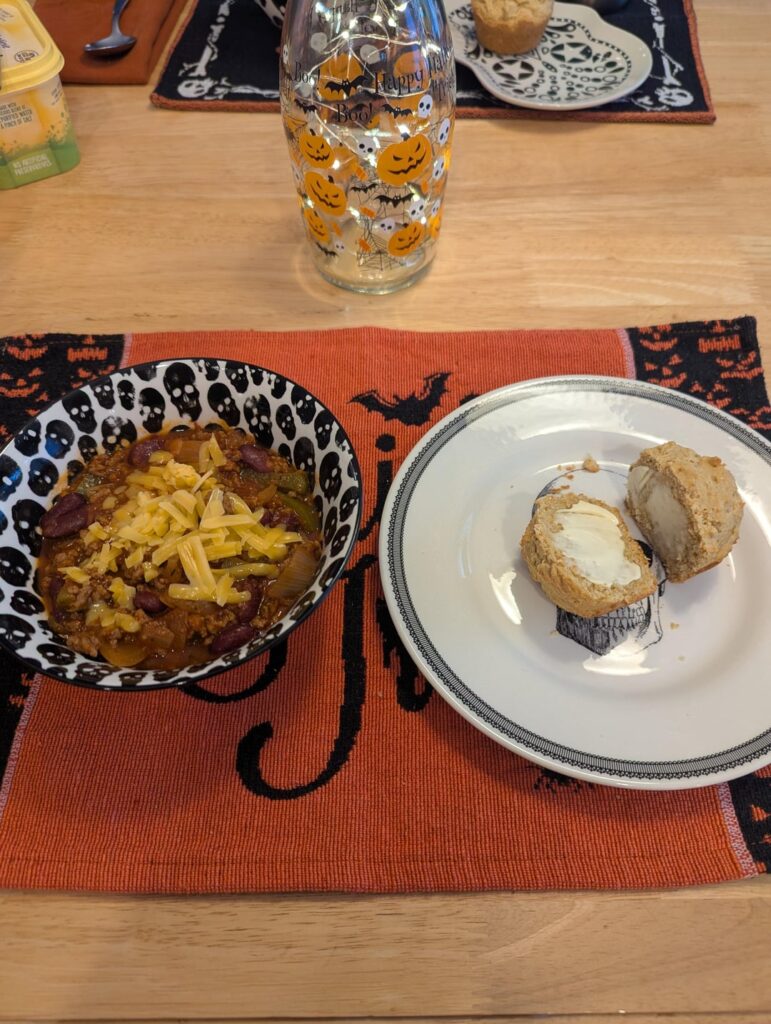 Making recipes from my grandmother's recipe card collection: cornmeal muffins