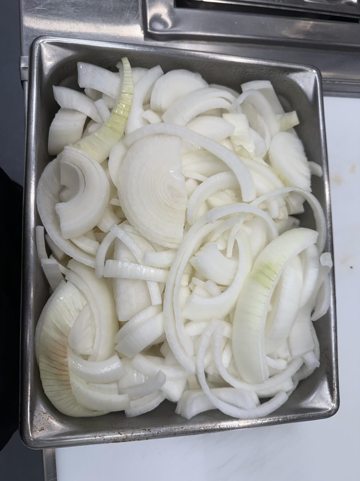 “””julienned onions””” - my coworker