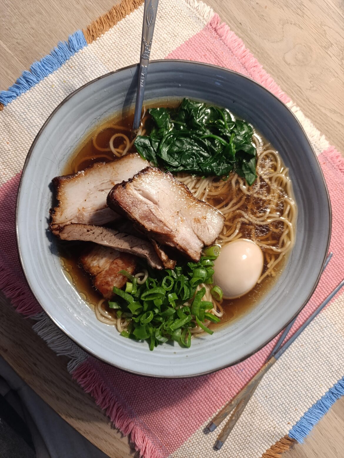Homemade shoyu ramen