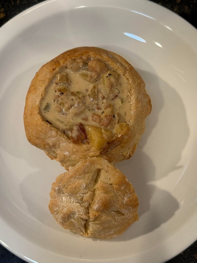 1st crack at Clam Chowder and Bread Bowls