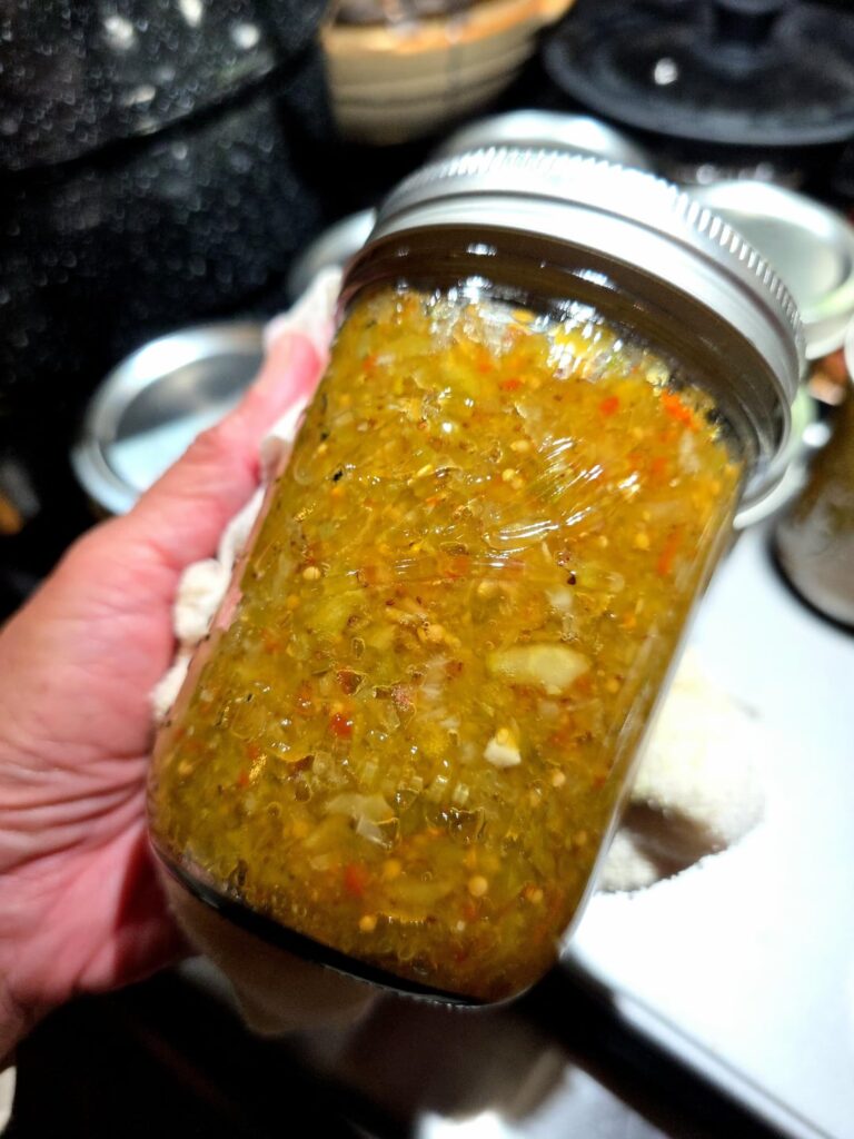 green tomato relish