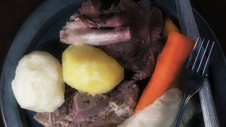 Jiggs dinner on a plate