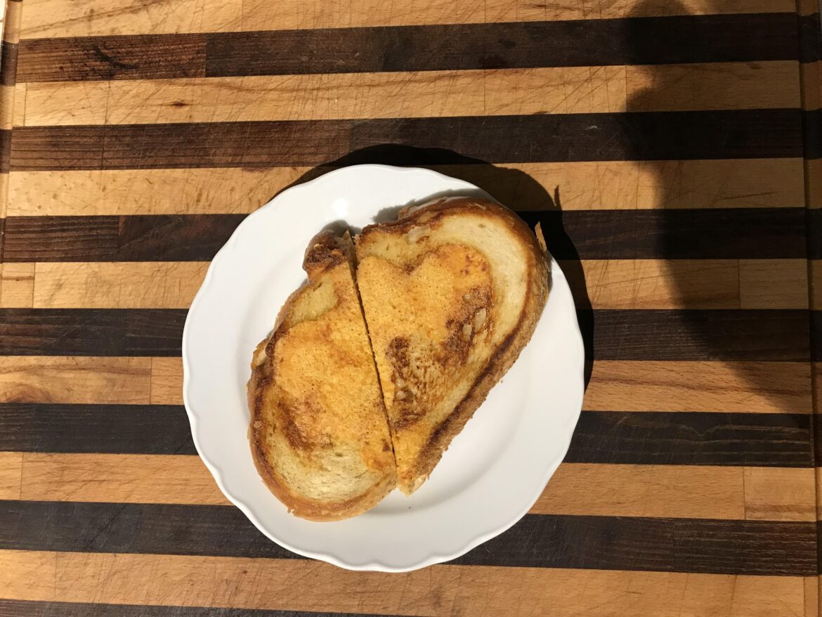 After Long day at work. Tilamook, good butter and sourdough