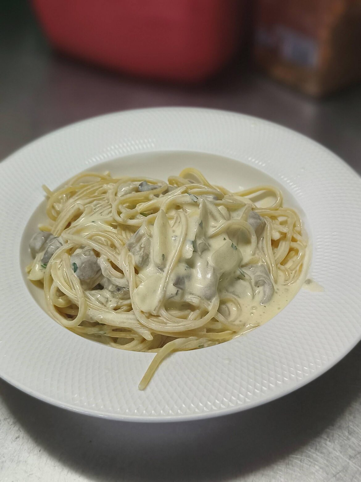 My pure comfort food, Truffle cream pasta