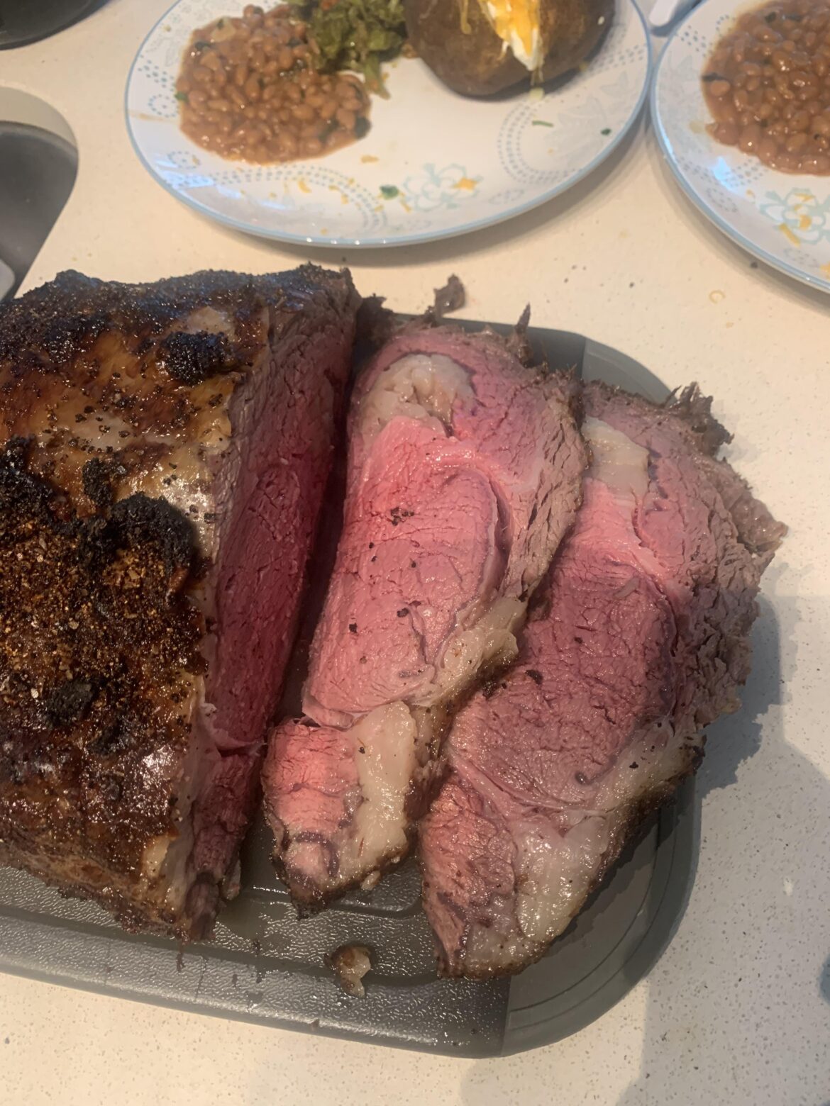New to smoking, here’s my first ribeye roast