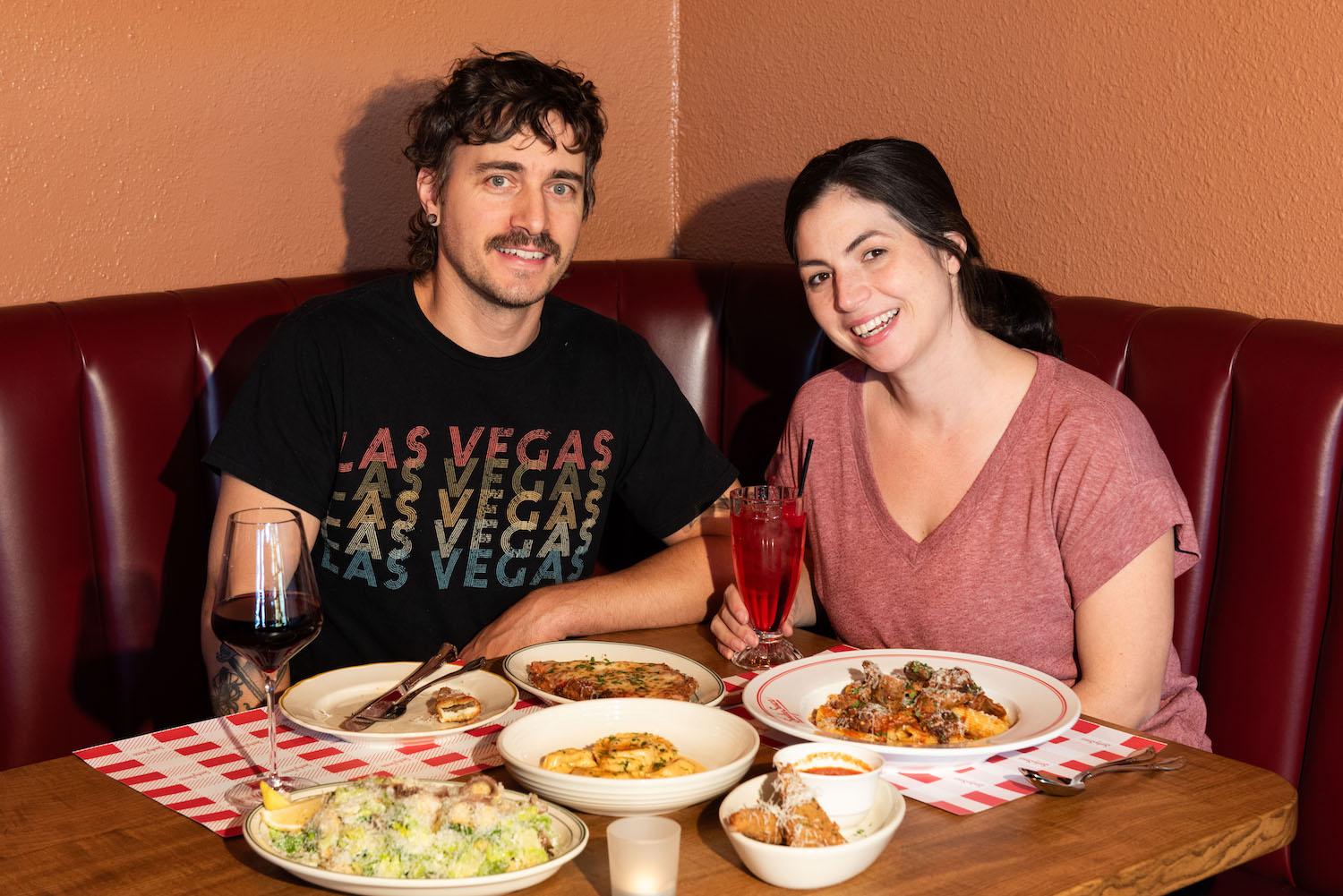 Judson and Amanda at Sunday Sauce.