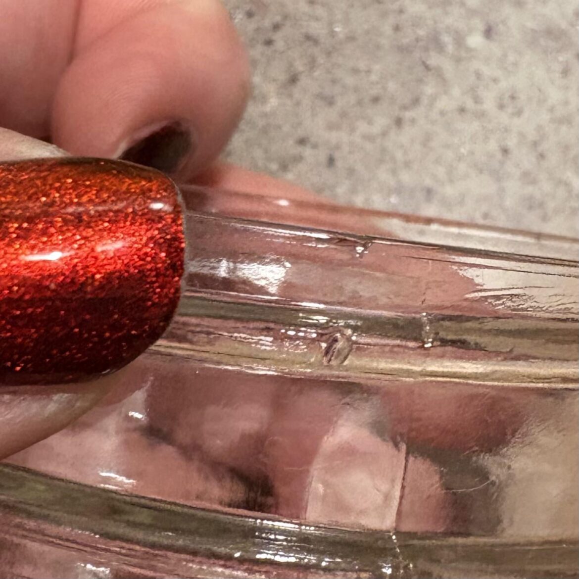 PSA: Wiping rims is also to check for damage (as well as cleaning gunk!)