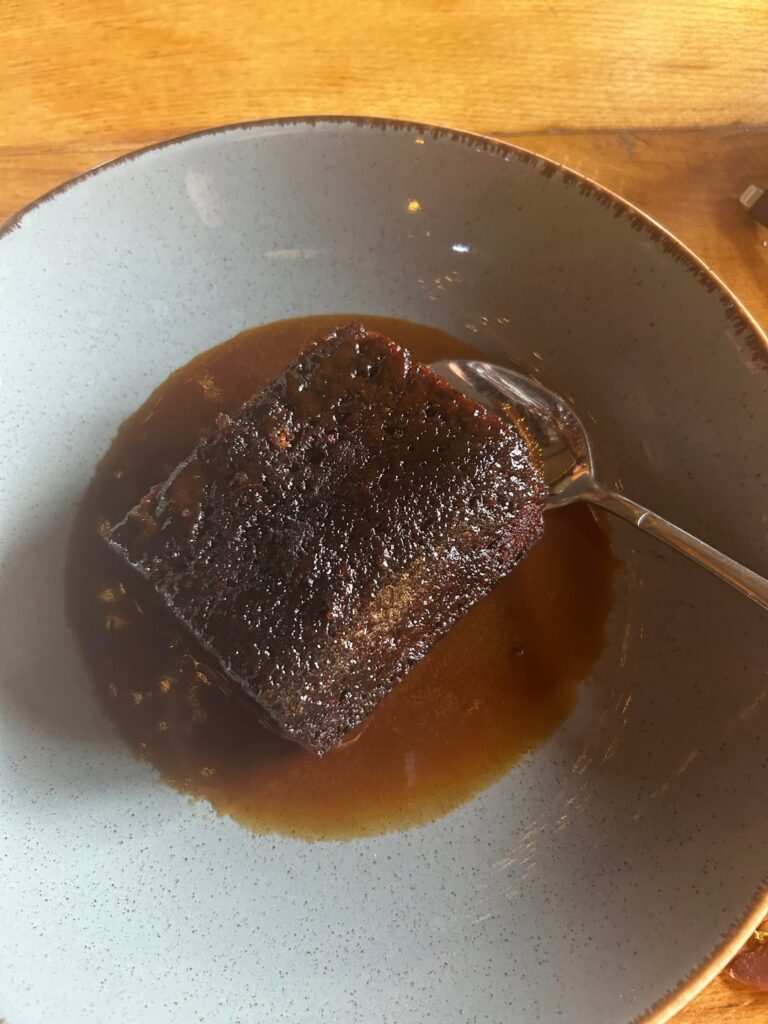 Sticky toffee pudding