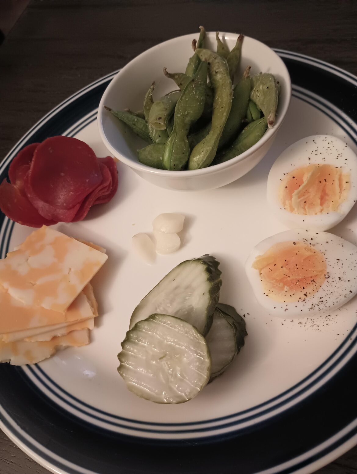 bf asked if I was prepping for the fart olympics. anyway here's girl dinner