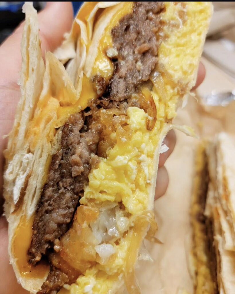 Egg Tuck - Royal burrito for breakfast