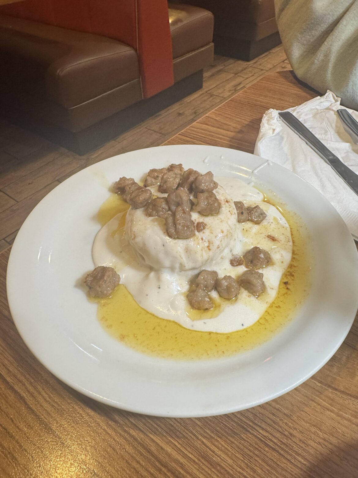 Biscuits and gravy at Denny’s